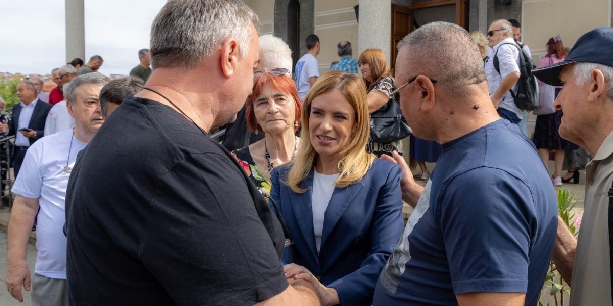 Milica Đurđević Stamenkovski na obeležavanju sećanja na Srbe stradale u Sisku