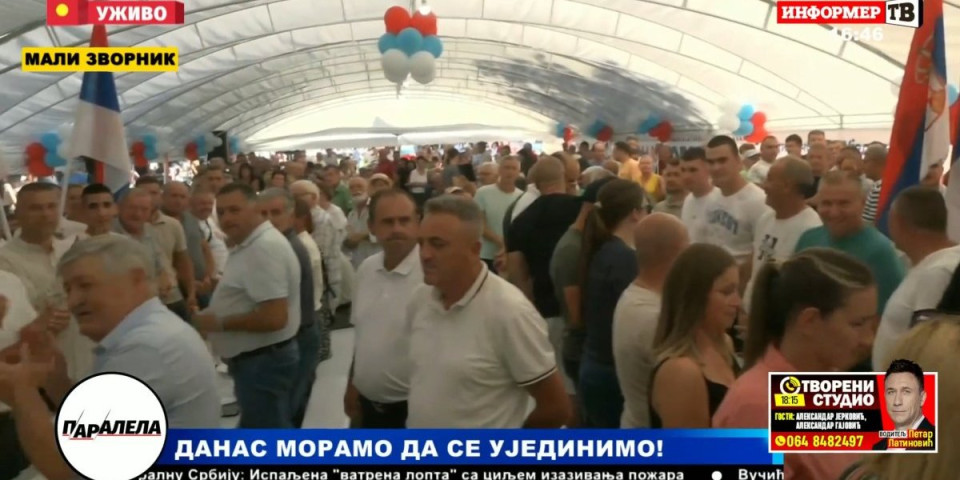 Narod uz Vučića! Masovni skupovi podrške širom Srbije - Pogledajte kako je Đukanović dočekan u Malom Zvorniku (VIDEO)
