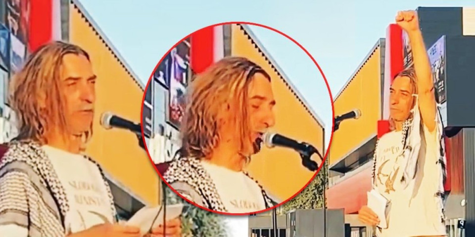Dočepao se mikrofona pa počeo da seje nebuloze na Ušću! Pikac se ufurao da je filozof pa  prosipa patetiku o drveću - zamislite da ovakav vodi državu (VIDEO)