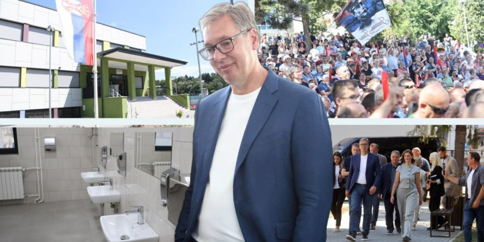Vučić sa narodom u Raški! "To će biti najbolja pozivnica ljudima da se vrate" (FOTO/VIDEO)