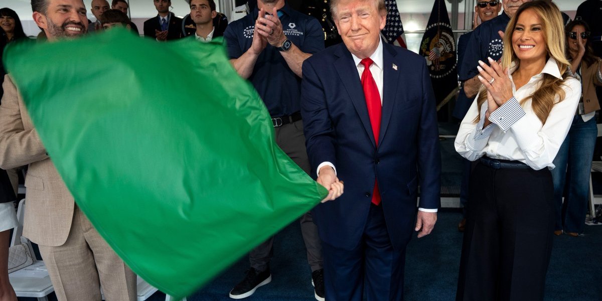 Melanija i Donald Tramp
