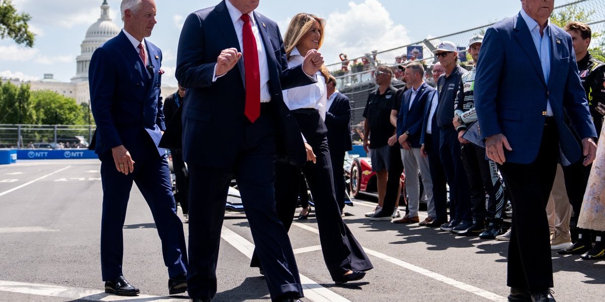 Melanija i Donald Tramp

