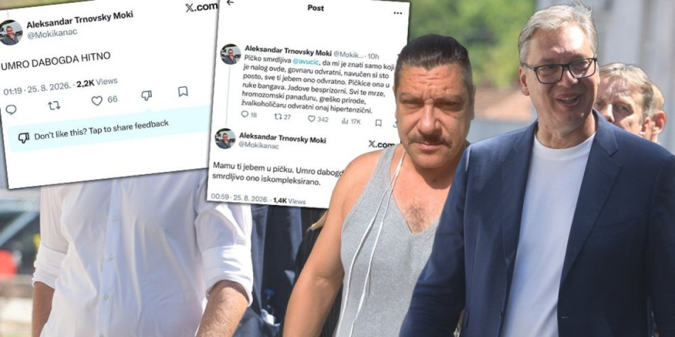 Zastrašujuće! Pod hitno uhapsite ovog nasilnika: Uputio jezive pretnje smrću predsedniku Vučiću (FOTO)