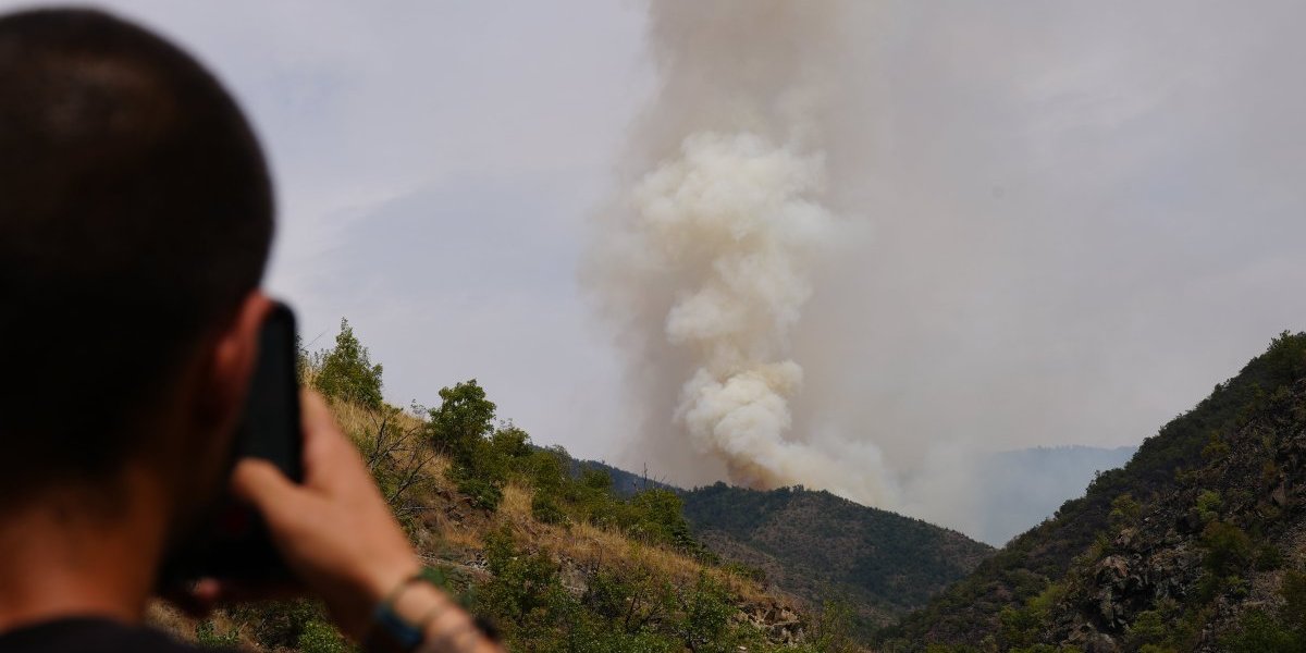 Požar na planini Stolovi kod Kraljeva