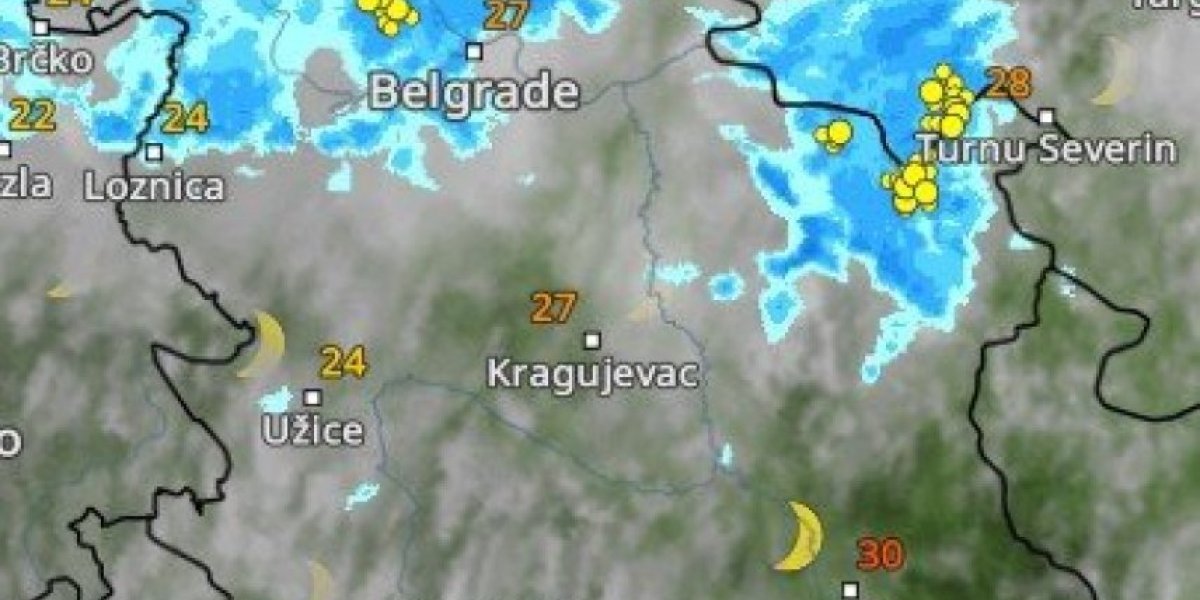 Vreme u 20 sati