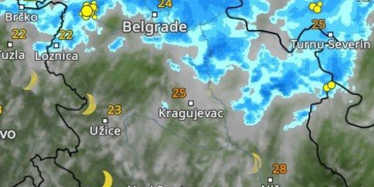 Vreme u 21 sat