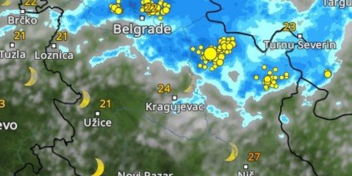 Vreme u 22 sata