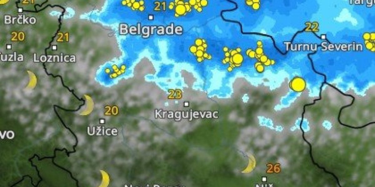 Vreme u 23 sata