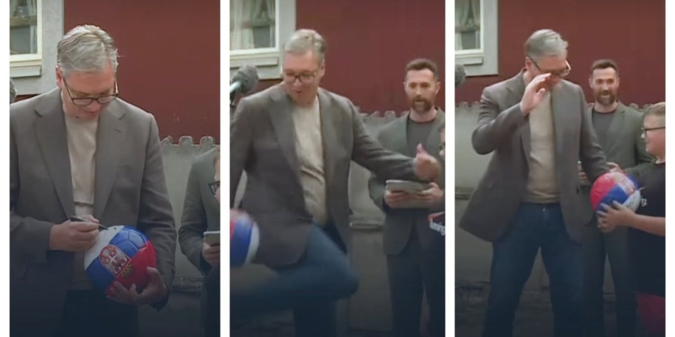 Igralo se, pomalo: Vučić objavio hit snimak, ovo morate da vidite (VIDEO)