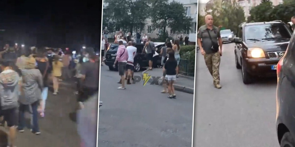 (VIDEO) Ustala Ukrajina! Počela pobuna protiv vojnog terora: Žestok sukob naroda i regrutera, gori ceo grad, scene se munjevito šire mrežeama