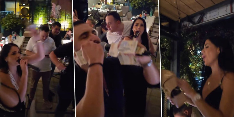 Mirče se hvali ćerkom, a kuma pravi lom: Poznata Srpkinja se na proslavi popela na sto, a bakšiš samo leti (VIDEO)