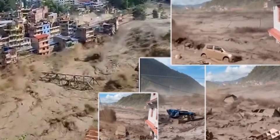 (VIDEO) Užas! Razvaljuje zgrade, kida mostove, nosi sve pred sobom: Strašna bujica se obrušila na grad, veliki broj mrtvih