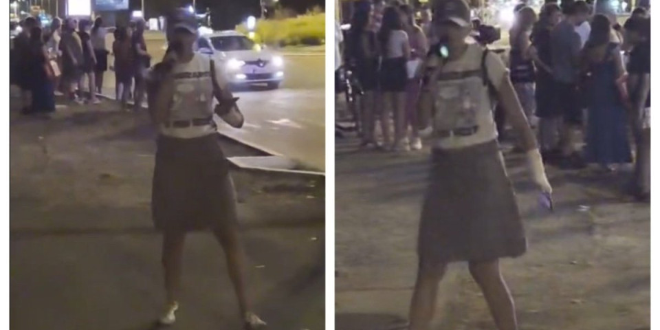 Koju drogu ovi piju?! Zgubidani provocirali naprednjake na NBG - posebno se istakla blokaderka željna pažnje: Učinimo je poznatom (VIDEO)
