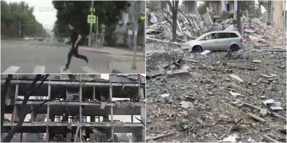 (VIDEO) NATO rakete tuku, Rusi beže glavom bez obzira! Užasavajuće scene iz centra velikog grada, počeo je totalni obračun
