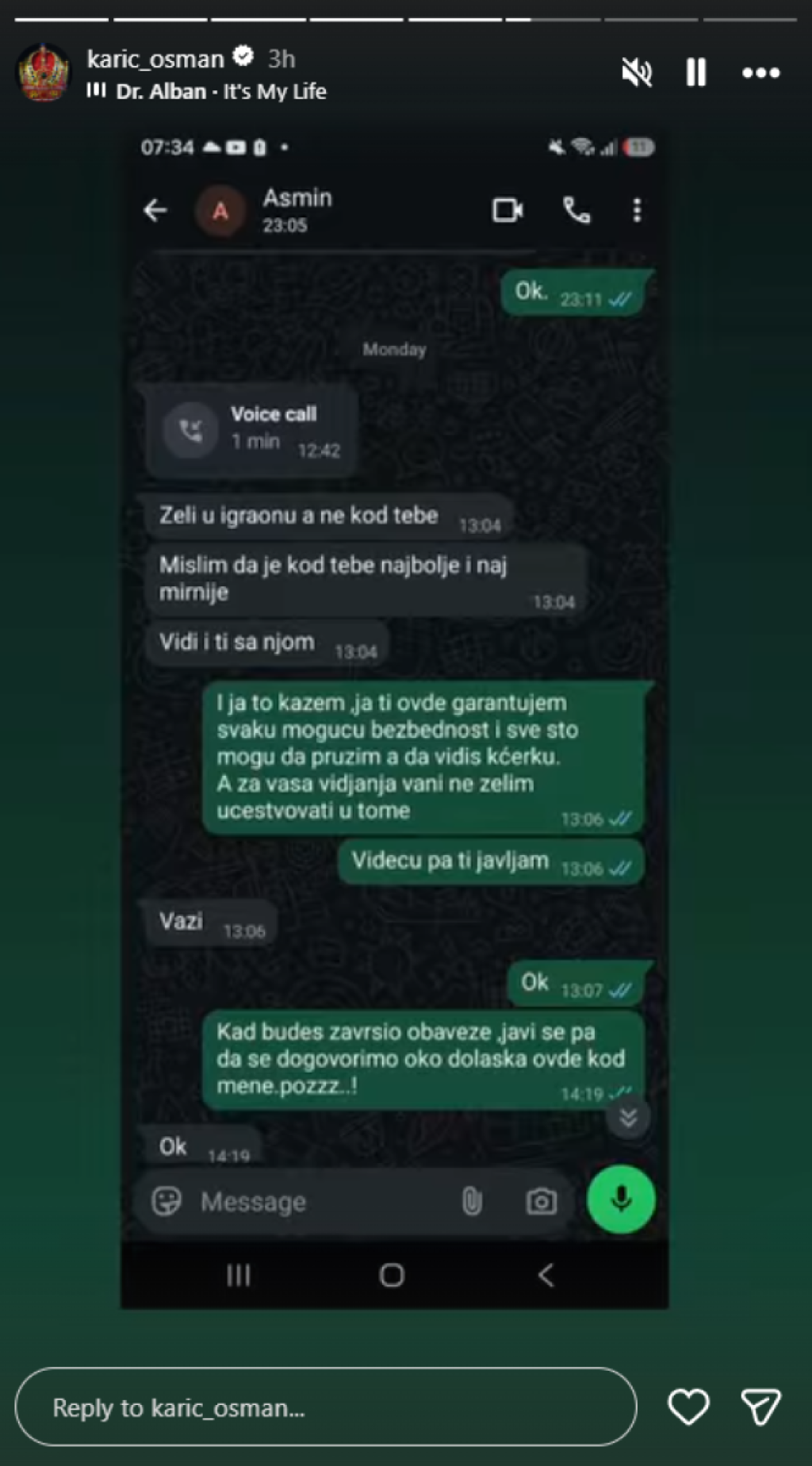 Procurila šok prepiska Asmina Durdžića i Osmana Karića: "Garantujem ti bezbednost" (FOTO)