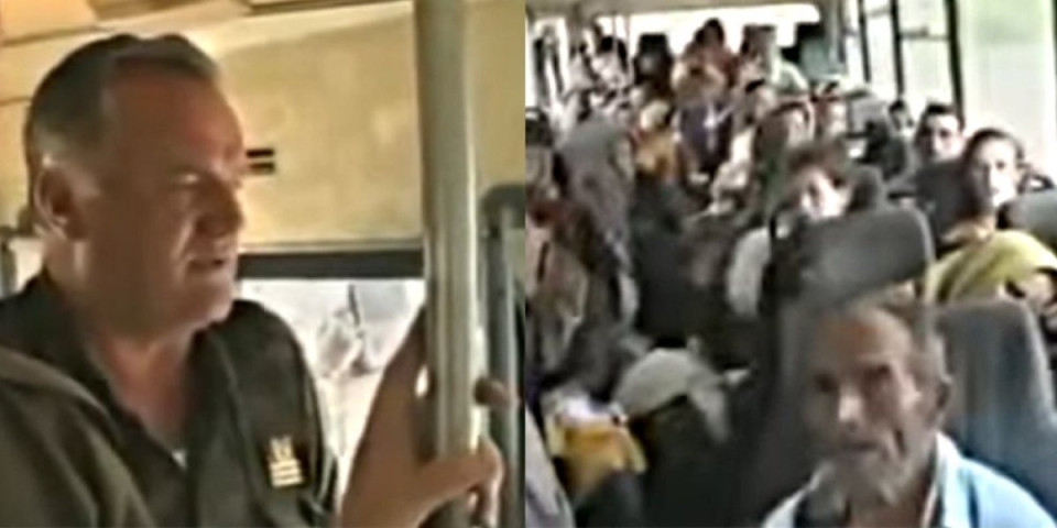 "Ja vašu decu i vas spašavam, a naša su pobijena": Ovo je general Mladić poručio muslimanskim civilima pred evakuaciju! (VIDEO)