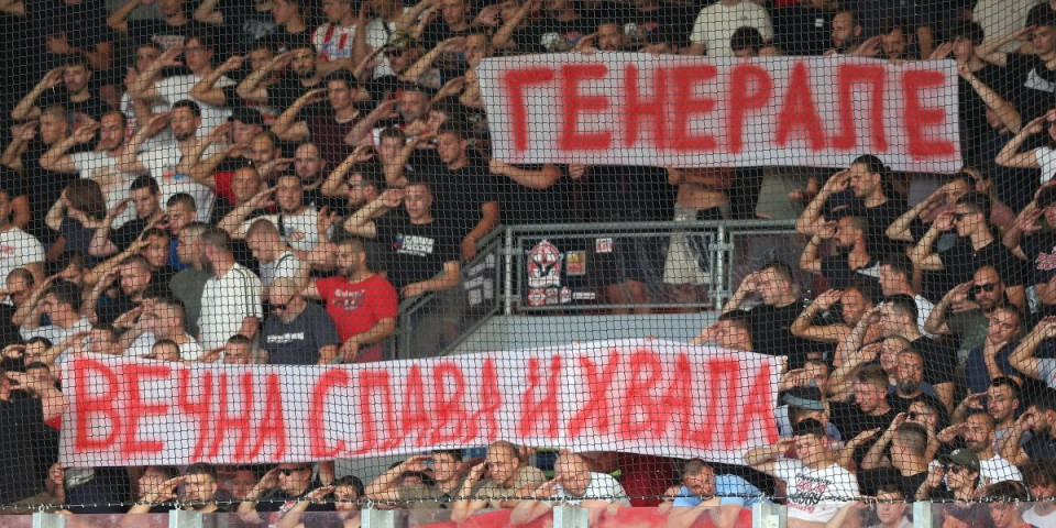 Sramota! UEFA kaznila Zvezdu zbog Ratka Mladića