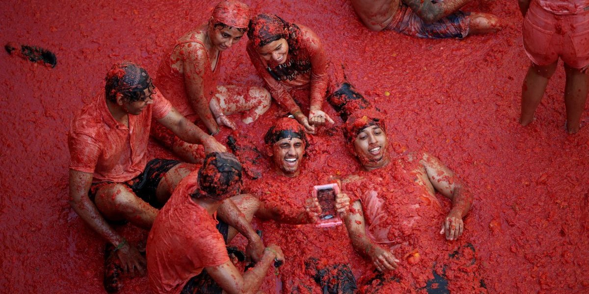 Španija La tomatina