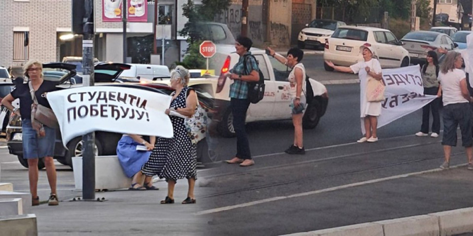 Ljudi, da li je ovo moguće?! Evo ko je je danas blokirao Bulevar kralja Aleksandra i Bežanijsku kosu - Koja li su godina ovi "studenti" (FOTO)