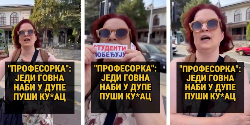 Sramota kakva se ne pamti! Blokaderka na ulici pokazala najcrnji prostakluk i mržnju (VIDEO)