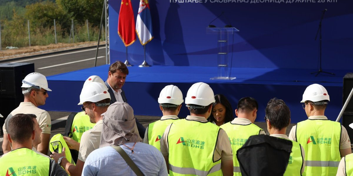 Predsednik Vučić na otvaranju deonice Dunavskog koridora