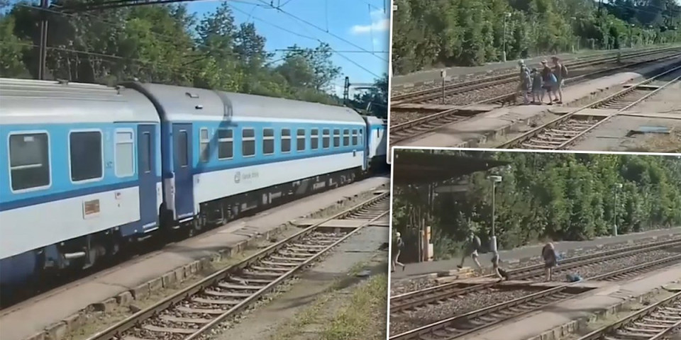 (VIDEO) Roditelji poveli decu direktno u smrt! Pretrčavali prugu, a onda je voz protutnjao munjevitom brzinom