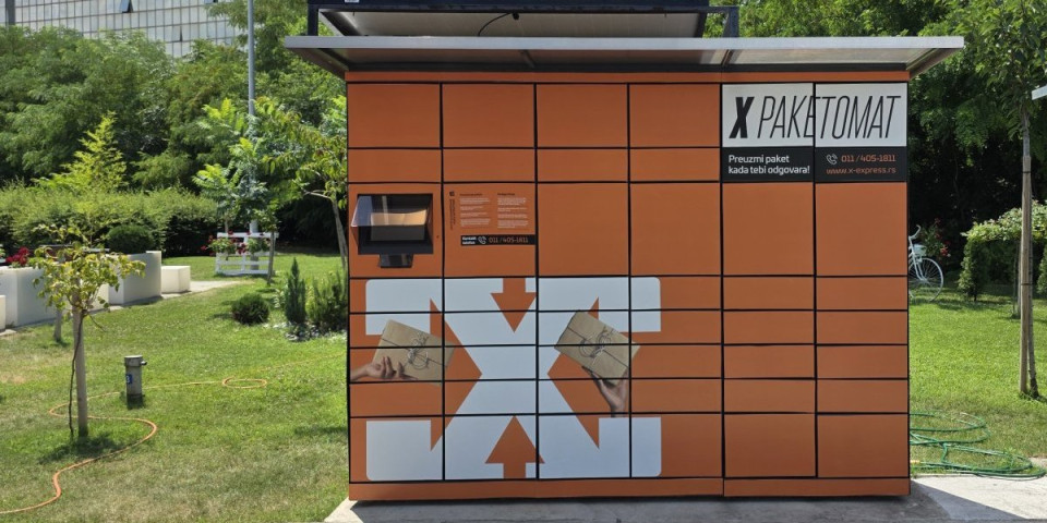 X Express paketomati na benzinskim stanicama NIS-a