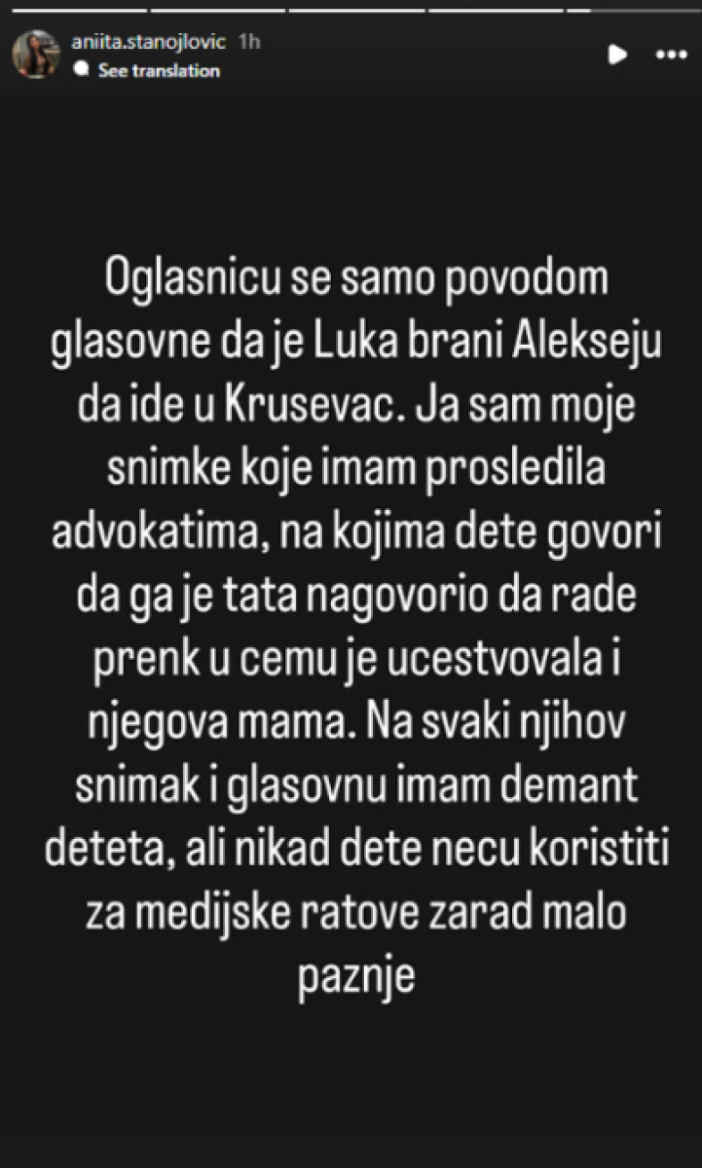 "Na svaki njihov snimak imam demanti deteta!" Paklenjak u porodici - Anita iznela javno detalje