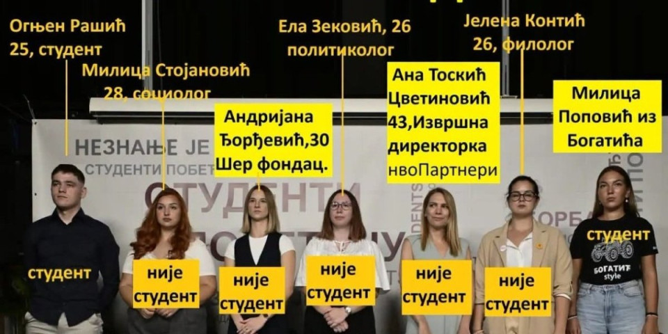 Prljavi, pokvareni prevaranti! Lažni studenti sa lažne studentske liste: Kompletan spisak govornika blokaderske konferencije - evo čime se bave
