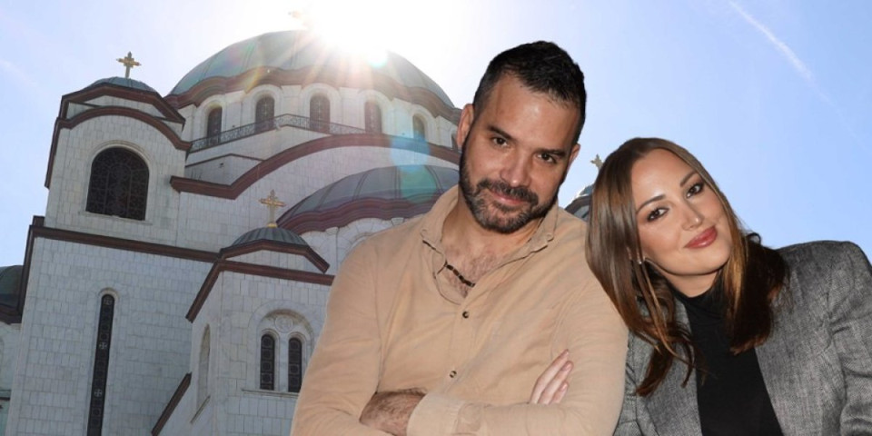 Stigla i Brena! Aleksandra i Filip upriličili bajkovito krštenje ćerke u Hramu Svetog Save