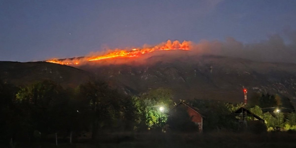 Jezive scene! Širi se požar na srpskoj planini