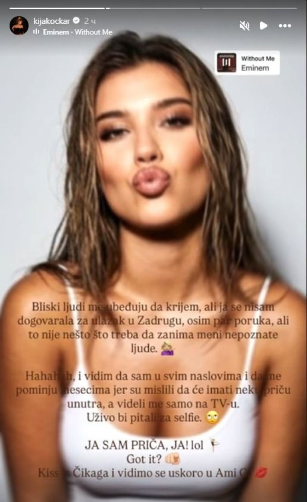 Kija Kockar se oglasila pred Elitu 10! Otkrila da li ulazi u rijaliti: "Bliski ljudi me ubeđuju"