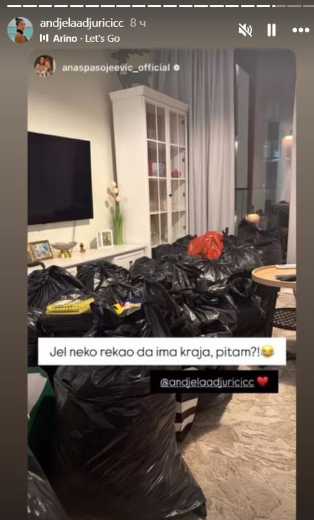 Anđela Đuričić spremna kao zapeta puška - Crnim džakovima se ne nazire kraj!