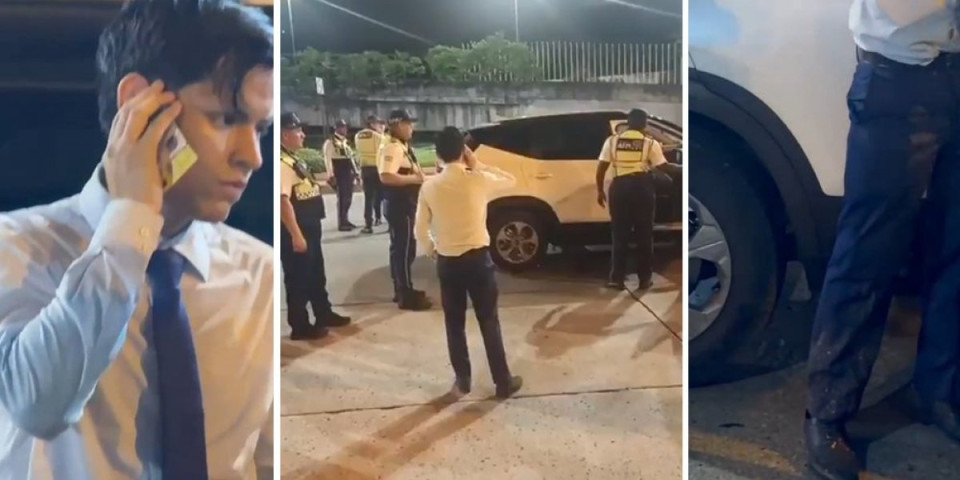(VIDEO) Pijanac se uspaničio u toku alko-testa, pogledajte dobro šta drži u ruci dok pokušava da pozove advokata - Snimak postao hit na mrežama