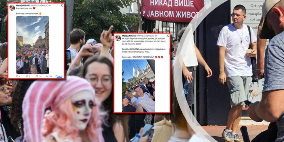 Glavni niški blokader gađao ljude jajima, pa dotrčao na gej paradu! Vučićević ogolio licemerje: "Kakva bre prava, dandaru ti dandarinu?!" (FOTO)