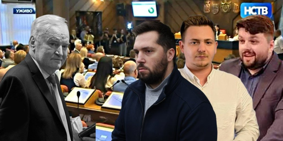 Sramno! Blokaderi pokazali svoje pravo lice: Pogačar i družina sramno pobegli iz sale da ne bi odali minut ćutanja generalu Mladiću (FOTO/VIDEO)