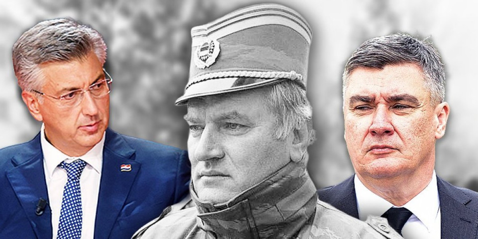 "Hrvatska mora da reaguje": Pobesneli Plenković i Milanović - Oglasili se zbog sahrane Mladića, prete i redom prozivaju zvaničnike EU
