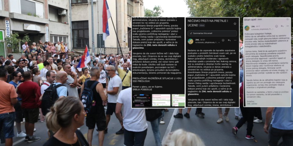 Blokaderski lov na veštice! Opšta kuknjava među zgubidanima - GOSI došao do nove šok prepiske