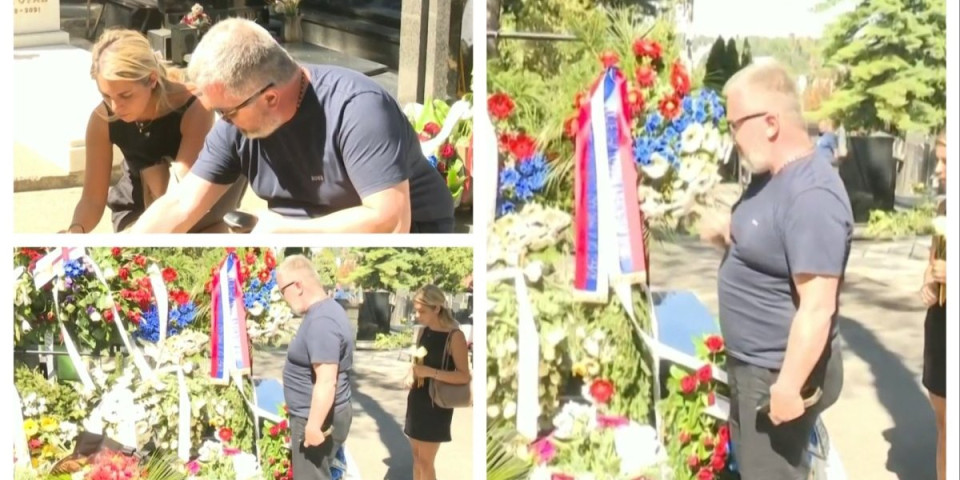 Navala emocija! Vučićević u suzama na grobu generala: Nisu uspeli i neće uspeti da ubiju Mladića u srpskom narodu (VIDEO)