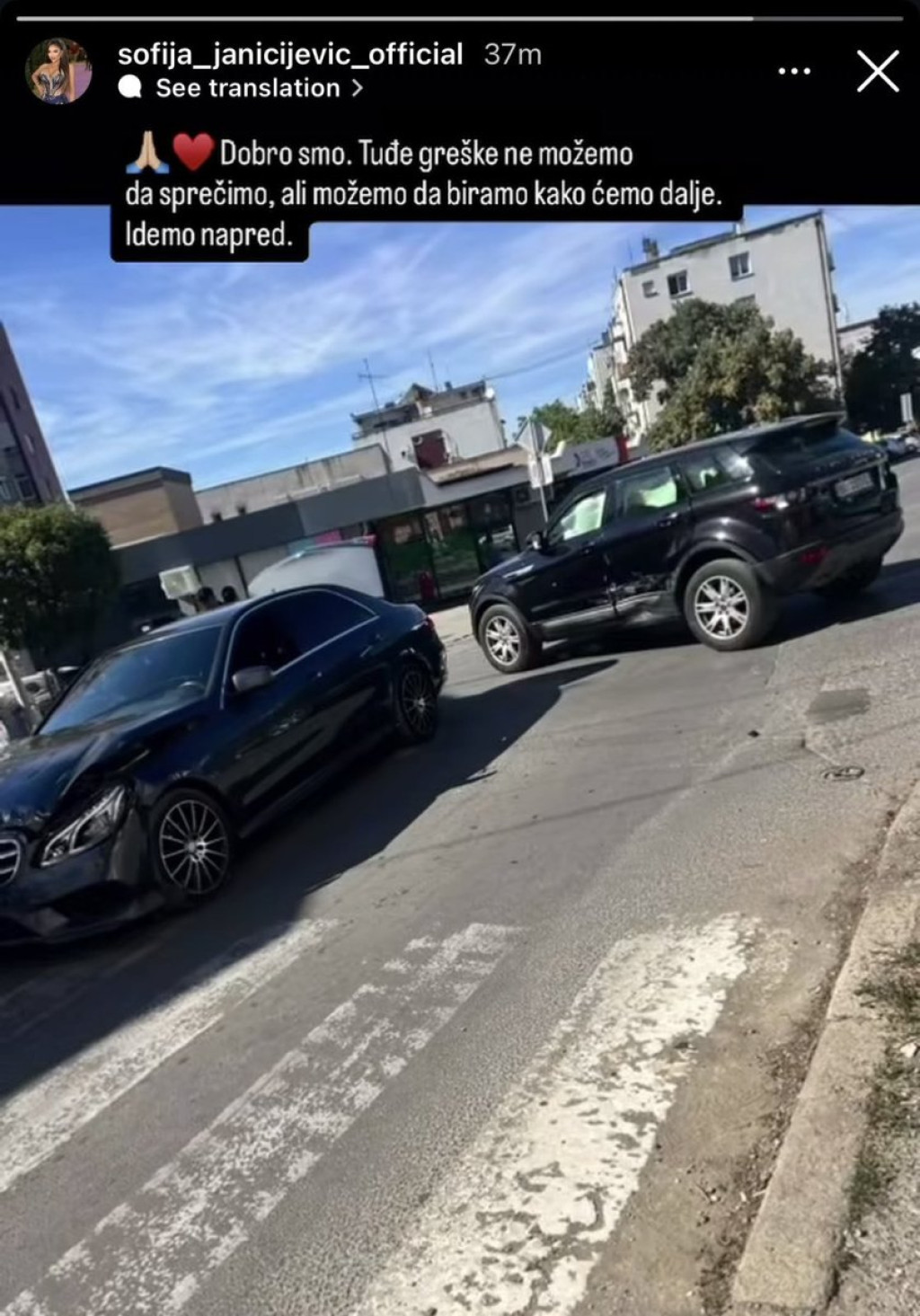 Sofija Janićijević imala saobraćajnu nezgodu! Starleta hitno primljena u Urgentni centar