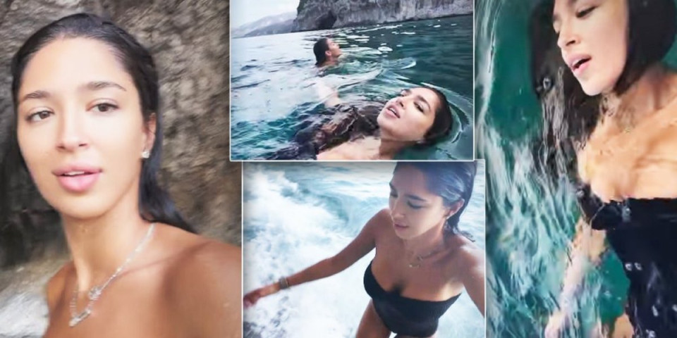 Drama na Sardiniji! Đina Džinović povređena, spašavali je na otvorenom moru (VIDEO)