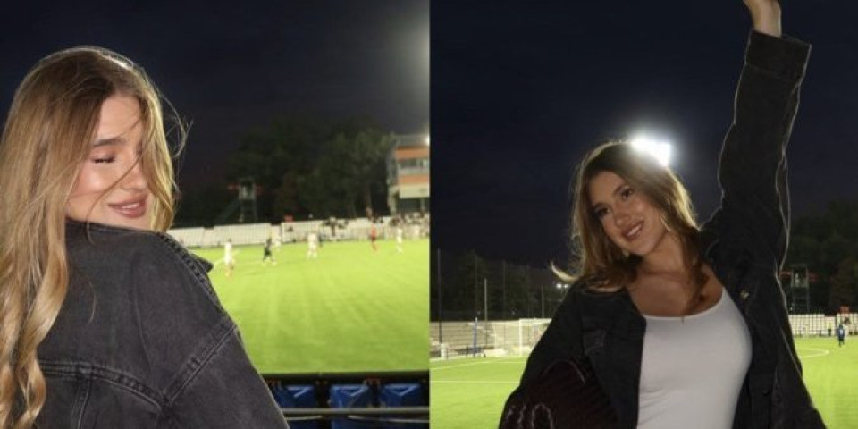 Odrekla se oca, a sada maše sa fudbalske tribine - Ćerka Goce Tržan objavom digla prašinu na mrežama!