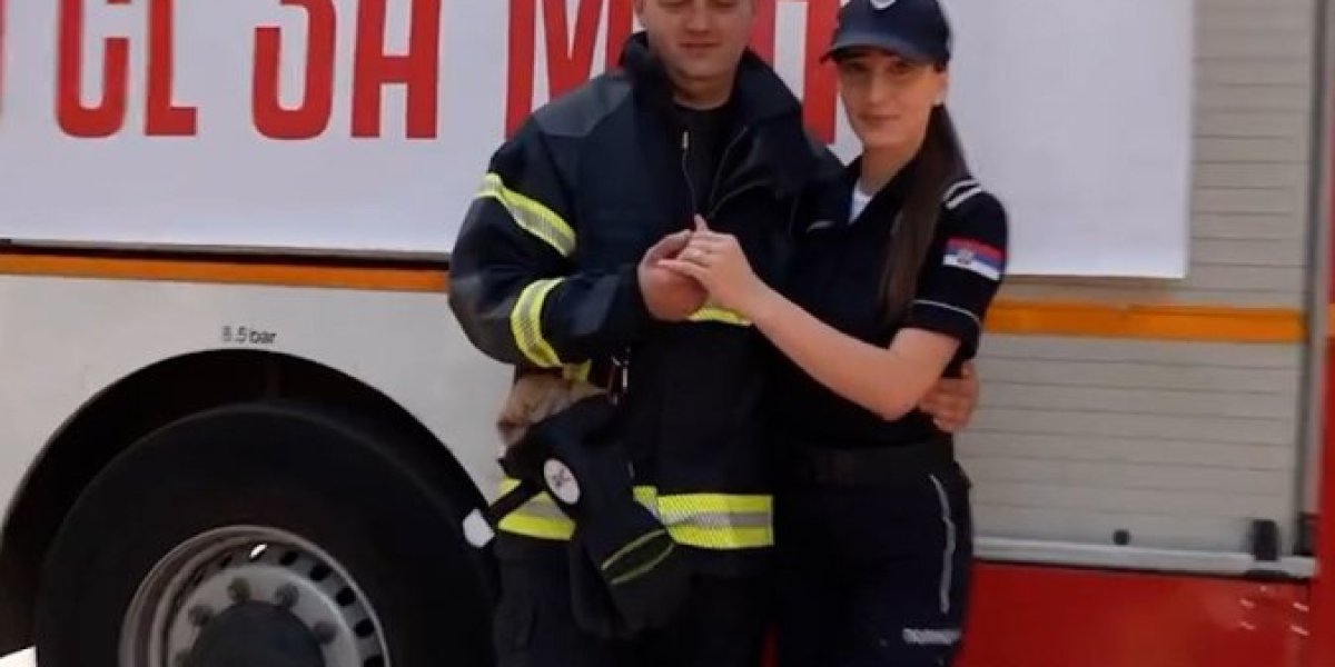 Veridba Nikole Jovanovića i Aleksandre Milenković ispred Lazarice