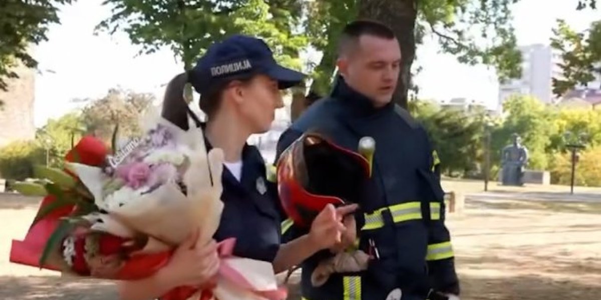 Veridba Nikole Jovanovića i Aleksandre Milenković ispred Lazarice