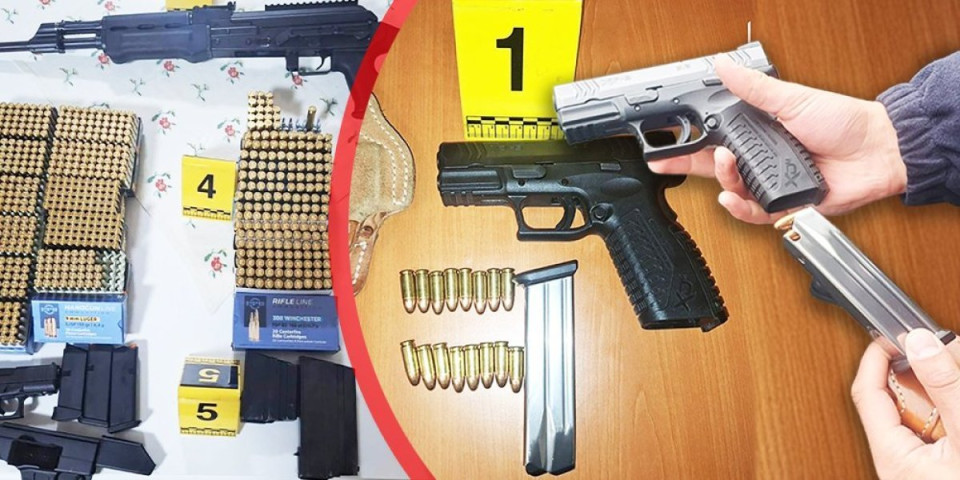 Nakon svađe u saobraćaju potegao pištolj: Policija mu upala u kuću i zatekla užas - hitno uhapšen Crnogorac (FOTO)