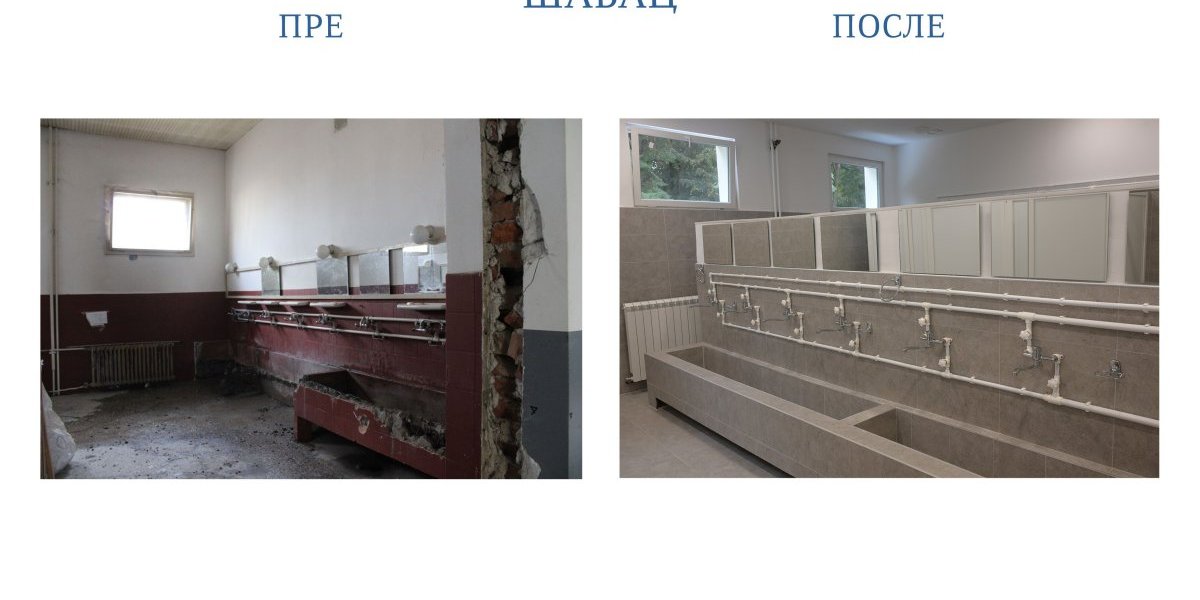 Rekonstruisan objekat za vojnike na služenju vojnog roka u kasarni u Šapcu, fotografije pre i posle