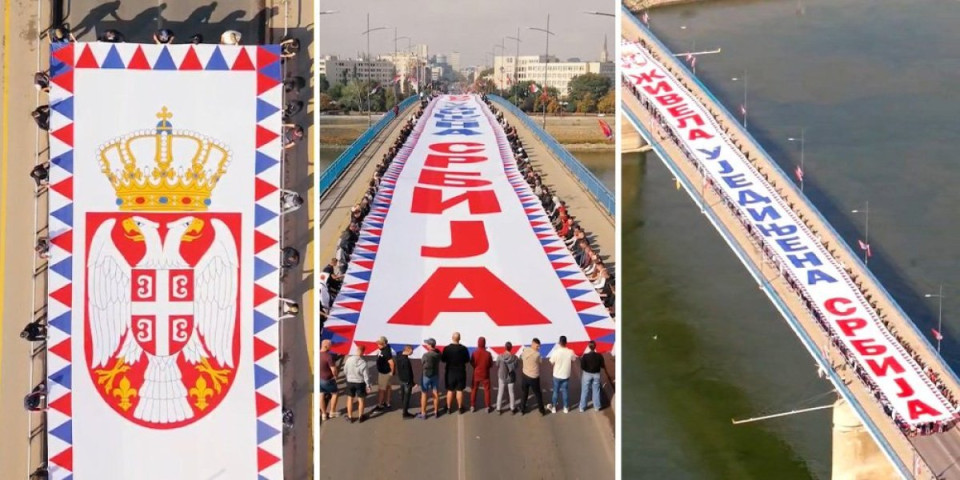 Veličanstveni prizori - Živela Ujedinjena Srbija! Omladina SNS u Novom Sadu obeležila Dan srpskog jedinstva (VIDEO)