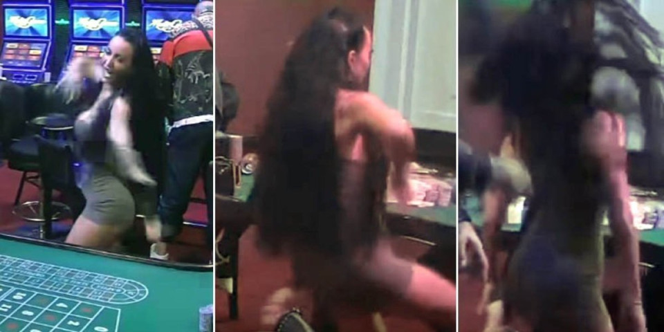 Ko još igra ovako? Slađa Poršelina nasmejala sve - Bacala se po celom kazinu, ples zapalio društvene mreže