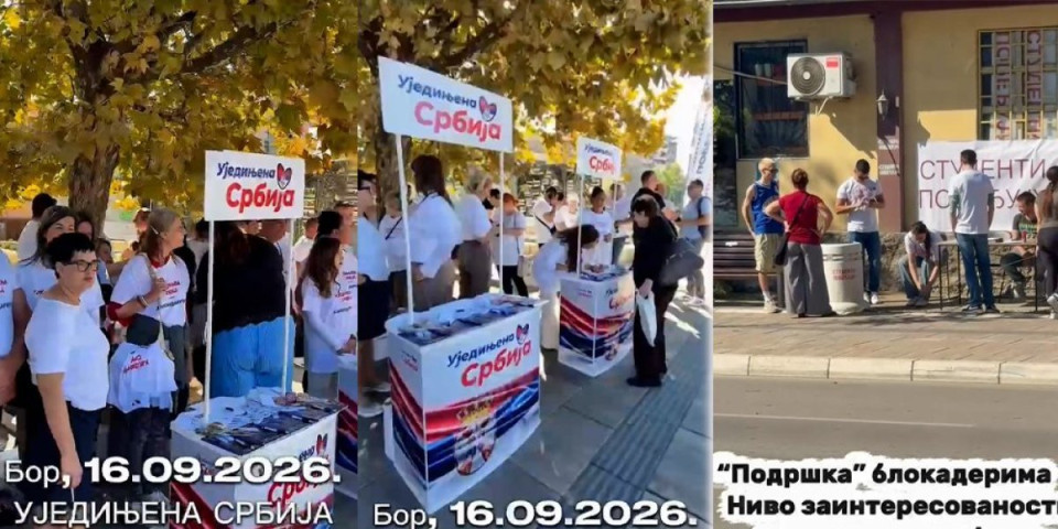 Narod prelomio! Građani pružili podršku Ujedinjenoj Srbiji, dok blokaderi pucaju po šavovima (VIDEO)