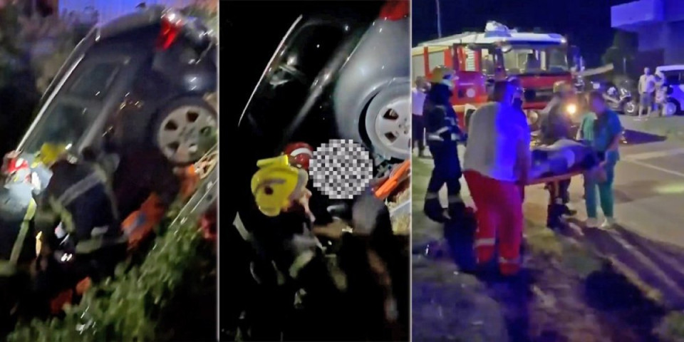 Sekunde su bile ključne! Vatrogasci sprečili tragediju i izvukli povređenog - Drama u Loznici (VIDEO)
